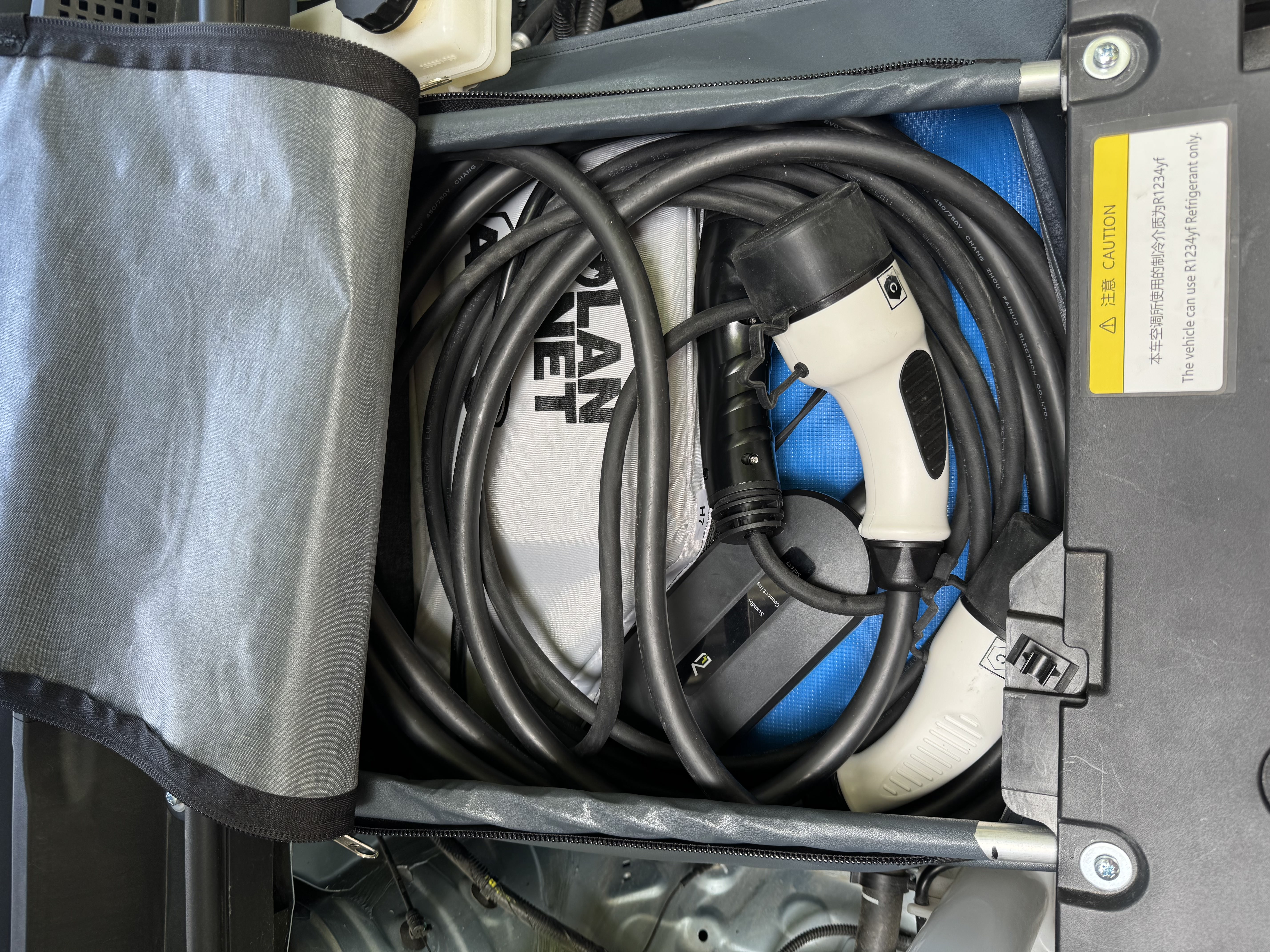 Organized charging cables